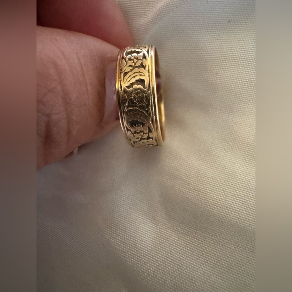 14k gold Artcarved wedding ring - Picture 2 of 10